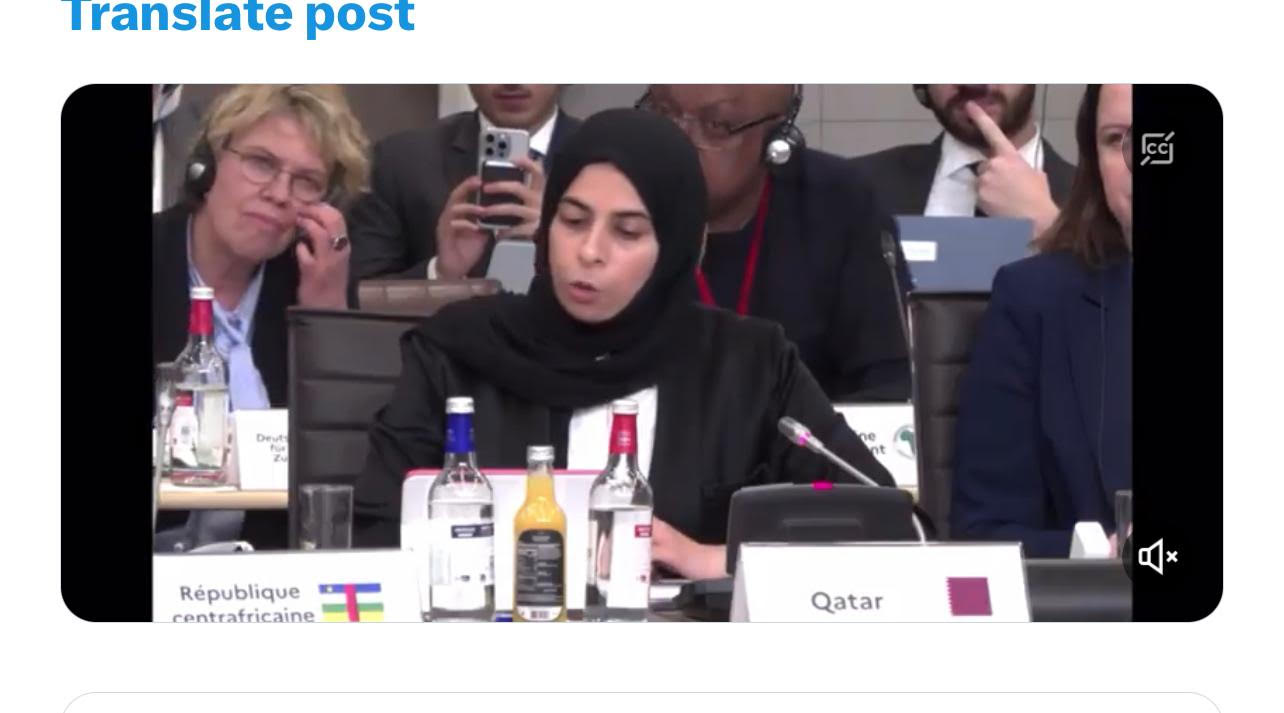 حضور قطري فخم بمؤتمر باريس
