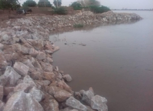 إرتفاع منسوب النيل الرئيسي والعطبرواي بمحطة عطبرة 